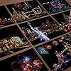 Magic Scratch Art Paper, Mini Envelope Postcard, Rainbow Night View Scratchboard for Adults and Teens, Art & Crafts Set : 16 Sheets Scratch Cards & 7 Tools Drawing Pen, Brush (Travel Around The World)
