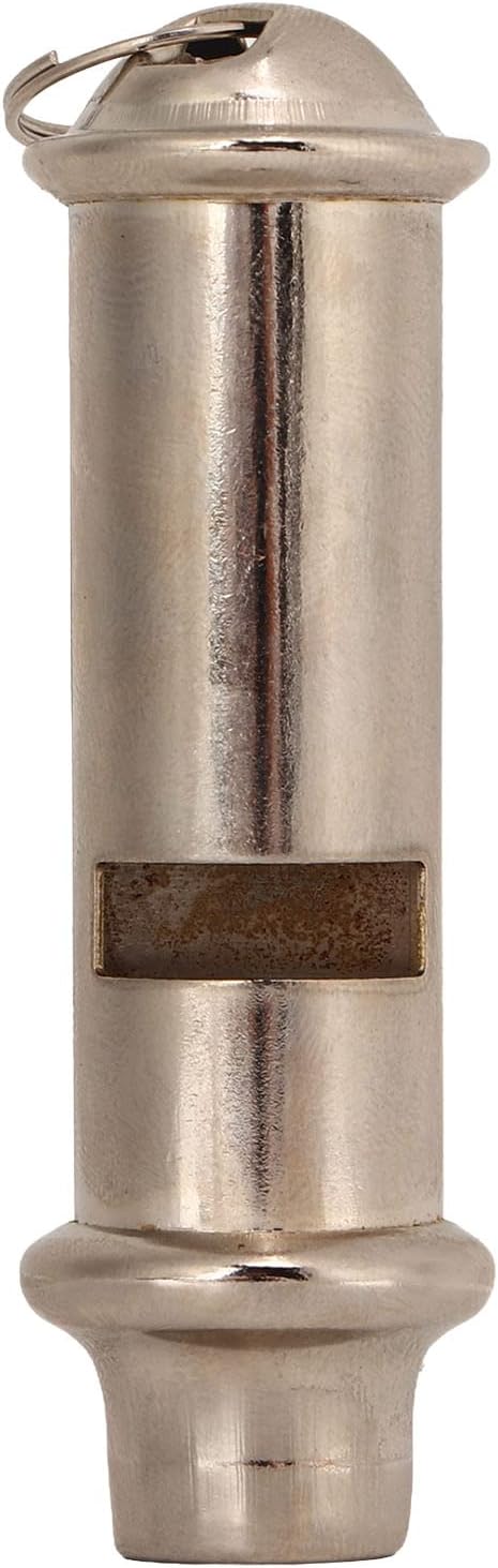 5Pcs Survival Whistle, Stainless Steel Loud Emergency Whistle with Lanyard for Outdoor Adventure, School Race, Security