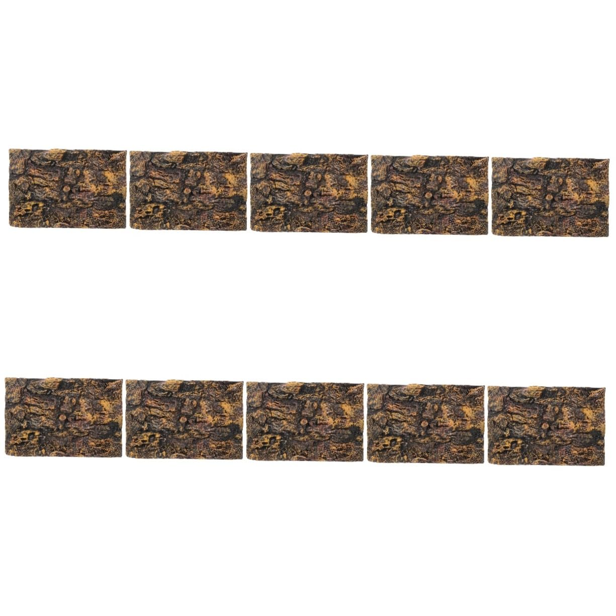 Abaodam 10piezas Fondo Decorativo para Acuarios y Terrarios Diseño De Rocas para Tanques De Reptiles y Peceras Fácil Instalación Resistente Olores para Tortugas y Reptiles