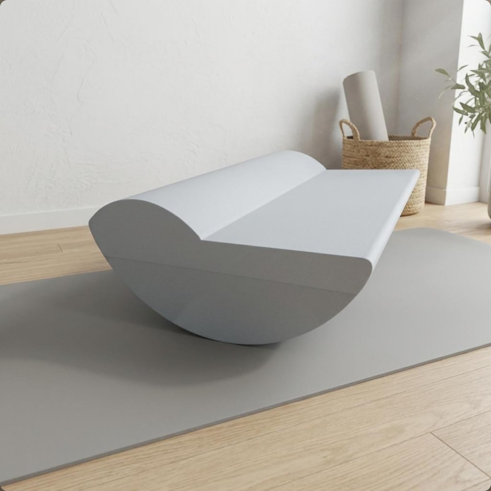 Balancewippe Kompakt Balancekissen aus Schaumstoff Glatte Oberfläche Balance Board Kissen für Gleichgewichtstraining