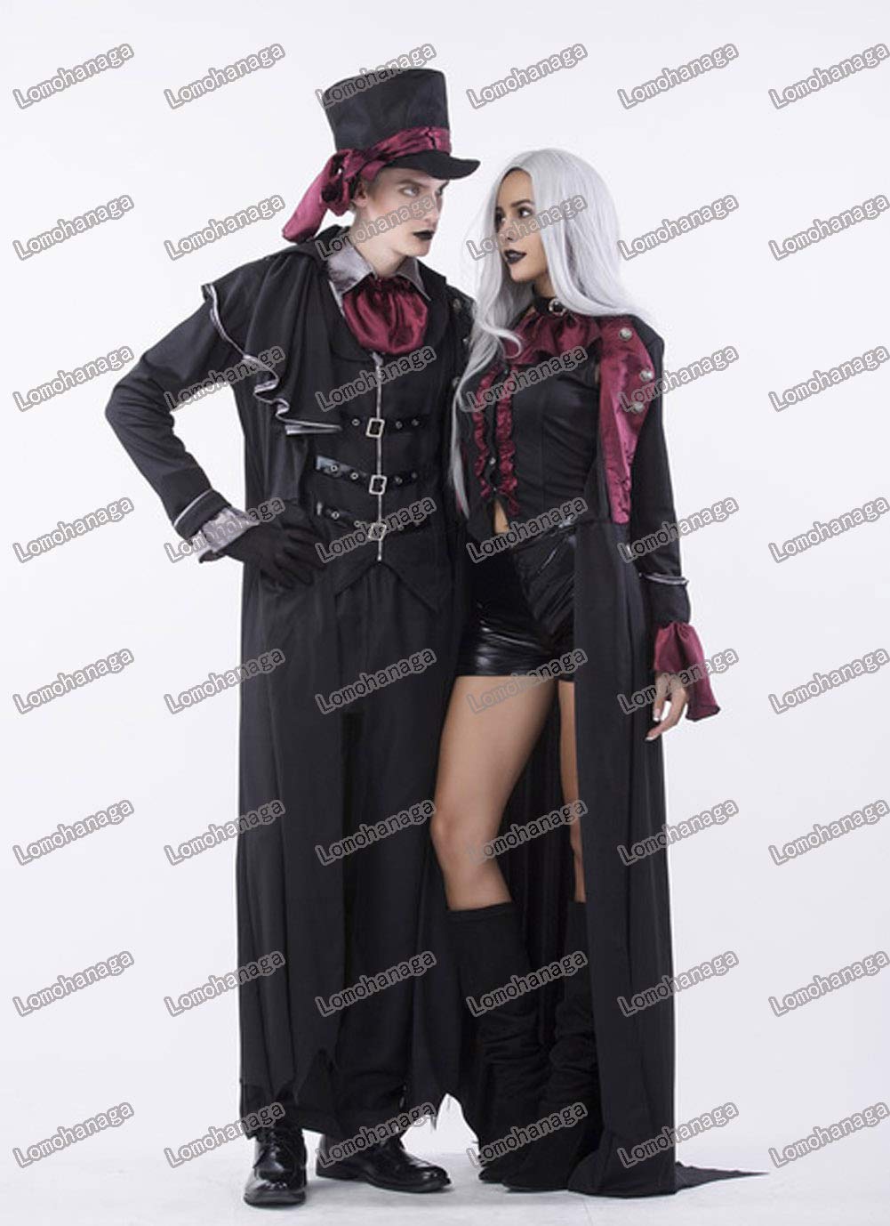 Amazon.co.jp: ロモハナガ ハロウィン衣装 魔女 仮装 伯爵 悪魔 女王