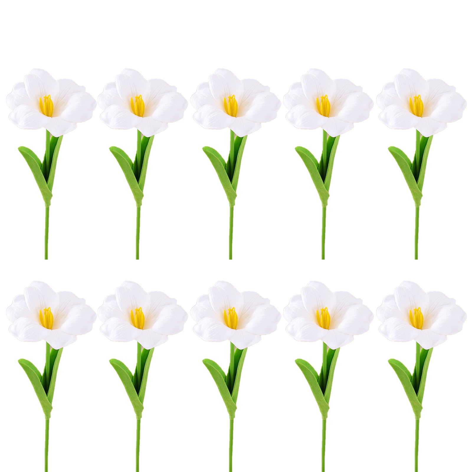 YWLUUOO 10Pcs Artificial Flower Bouquets Simulation Flowers Arrangement for Wedding Party Home Garden Decoration Flower