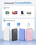 ORICO 2.5 inch USB C Hard Drive Enclosure USB 3.1 Gen 1 to SATA III External Hard Drive Case for SSD HDD 9.5 7mm Tool-Free with UASP, Black (25PW1-C3)