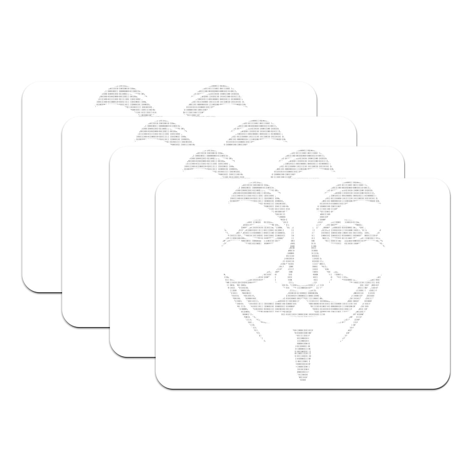 Set de table Anonymous caoutchouc grand format pour bureau informatique