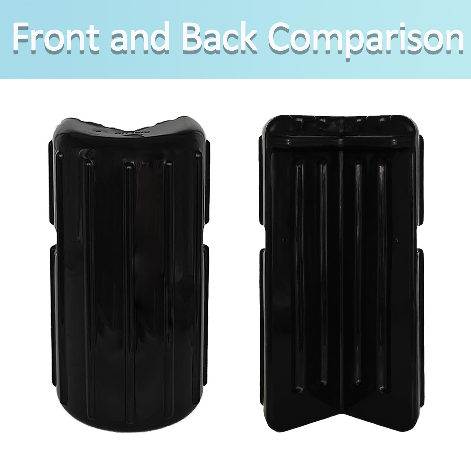 XIALUO Dock Corner Bumper Fender Inflatable Dock Protection 2Pcs Black 8