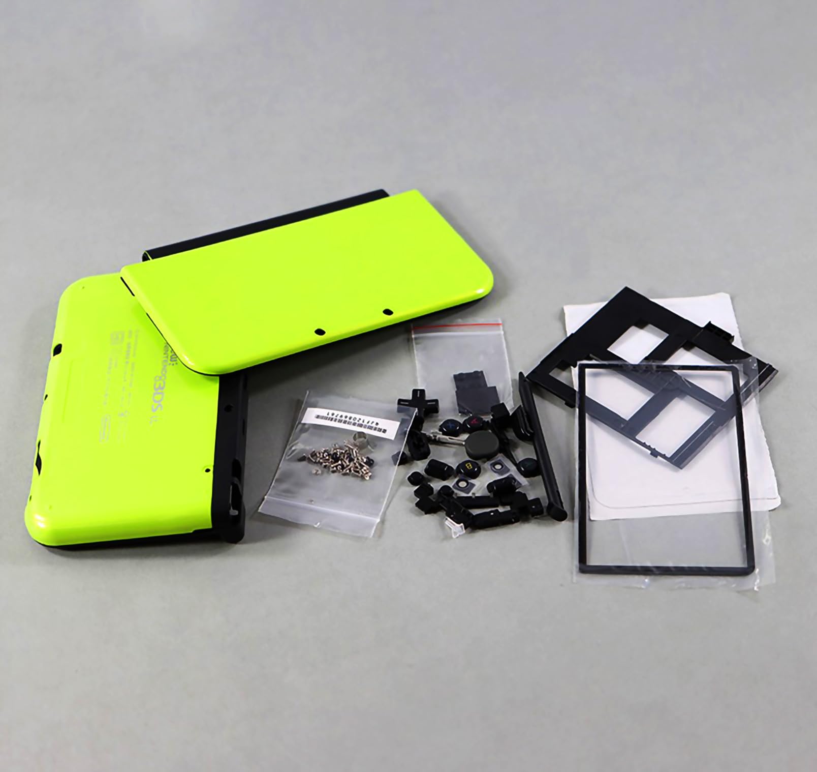 Amazon.co.jp: New3DSXL エクストラハウジングケースシェル ライム  