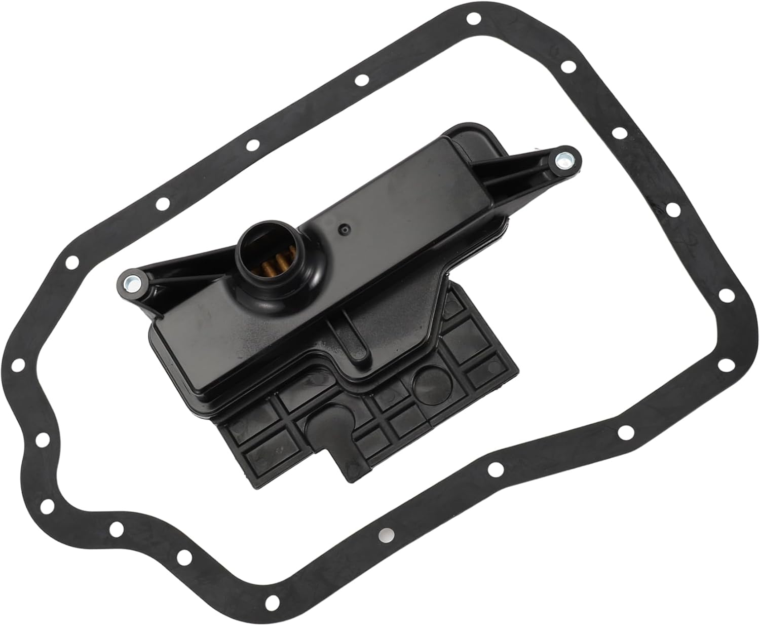Motoforti Automatic Transmission Filter Kit Transmission Oil Filter Set for Toyota RAV4 2.5L 2016-2019 Plastic Rubber with Gasket No.3533073021 Black