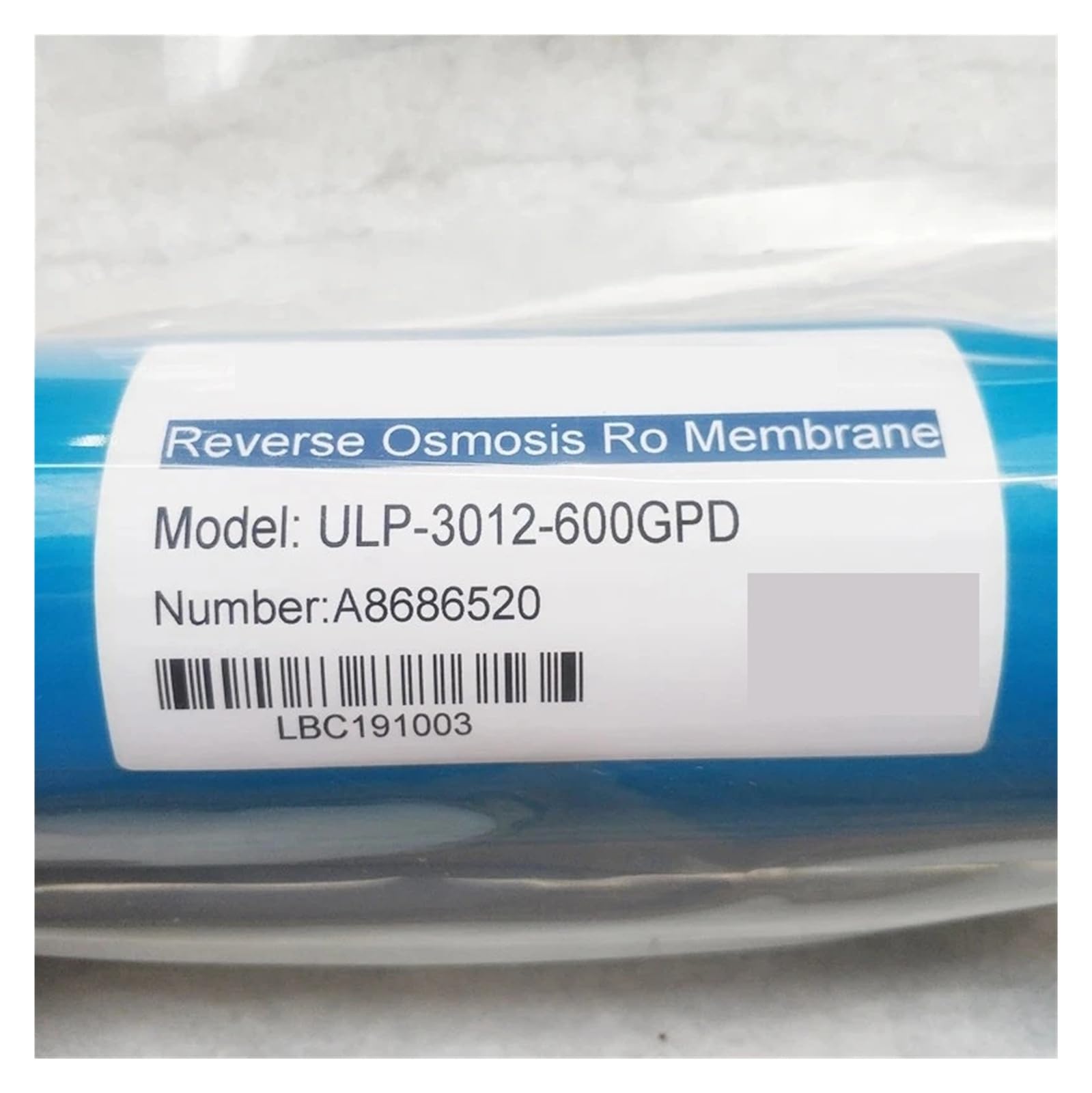 Filtro de agua de membrana de ósmosis inversa de 600 gpd 3012-600, sistema de ósmosis inversa con carcasa de 1/4, enlaces rápidos Debajo del fregadero