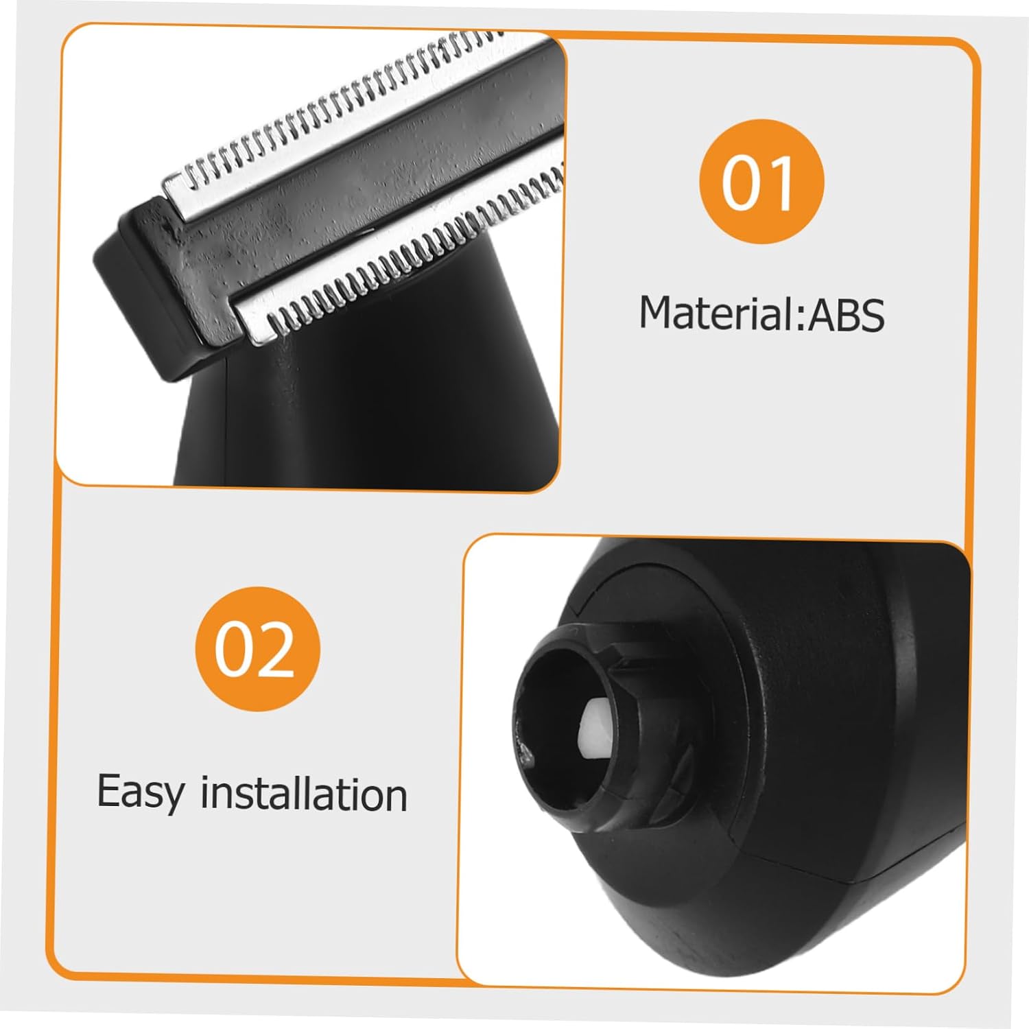 Replacement Heads for Electric Shavers Men Trimmer Attachment Compatible Razor Head