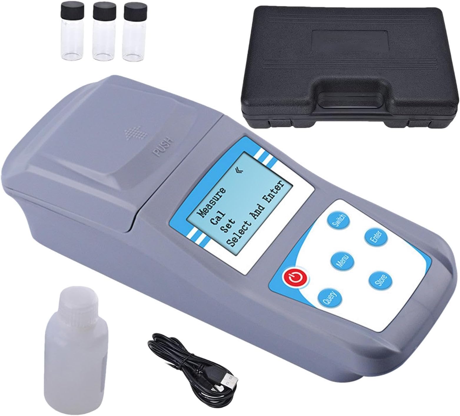 Digital Turbidity Meter - Food Industry Turbidity Analyzer | Professional High Accuracy Turbidimeter, Lab Turbidity Meters, Accurate Turbidity for Swimming Pool Food Industry Laboratory Water Works