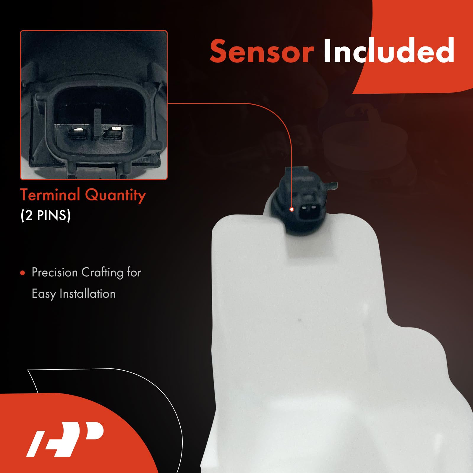 OE Fit Washer Bottle Windshield Washer Reservoir For 2007-2011 Honda CR-V | Includes Cap, Filler Neck & Bracket | Replaces 76841SXSA01 Honda Crv 2010 - View #2