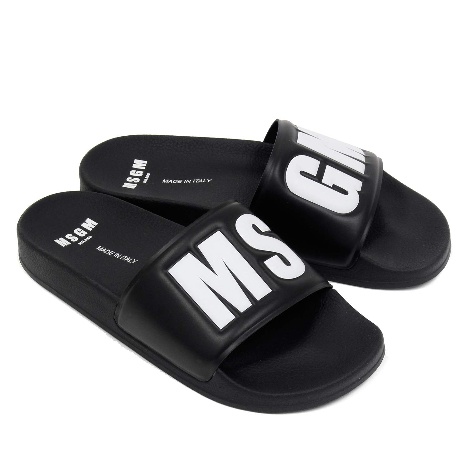 [エムエスジーエム] MS-GMロゴ スライド/シャワーサンダル【ブラック】 2840MS15100 300 99『サイズ：44』 [並行輸入品]