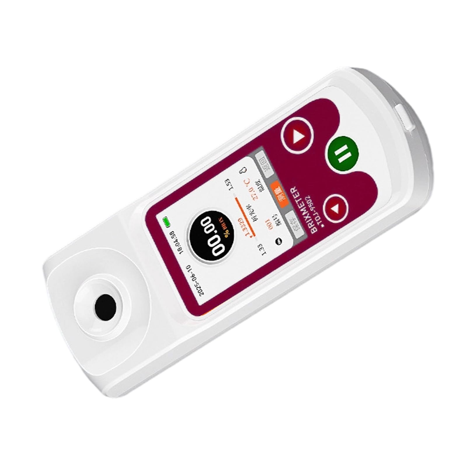 Digital Sweetness Tester with Illuminated Screen for Accurate Fruit Testing 0 55 Span Sugar Stage Measuring Device