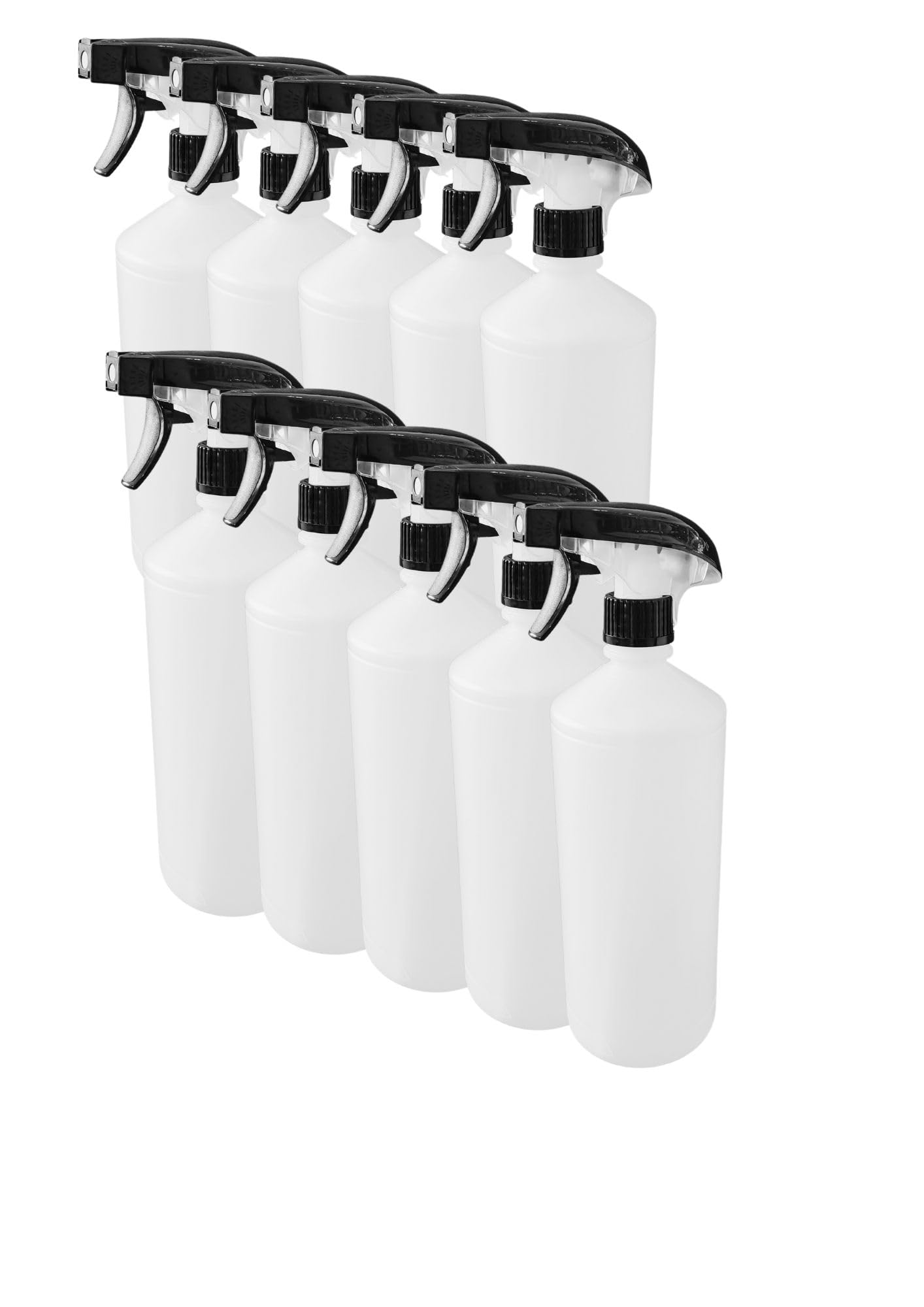 ECO-JIN PULVERIZADOR DE BOTELLA 1L DE CAPACIDAD (BOTELLAS VACIAS). KIT DE 10 UNIDADES + BAYETA DE MICROFIBRA