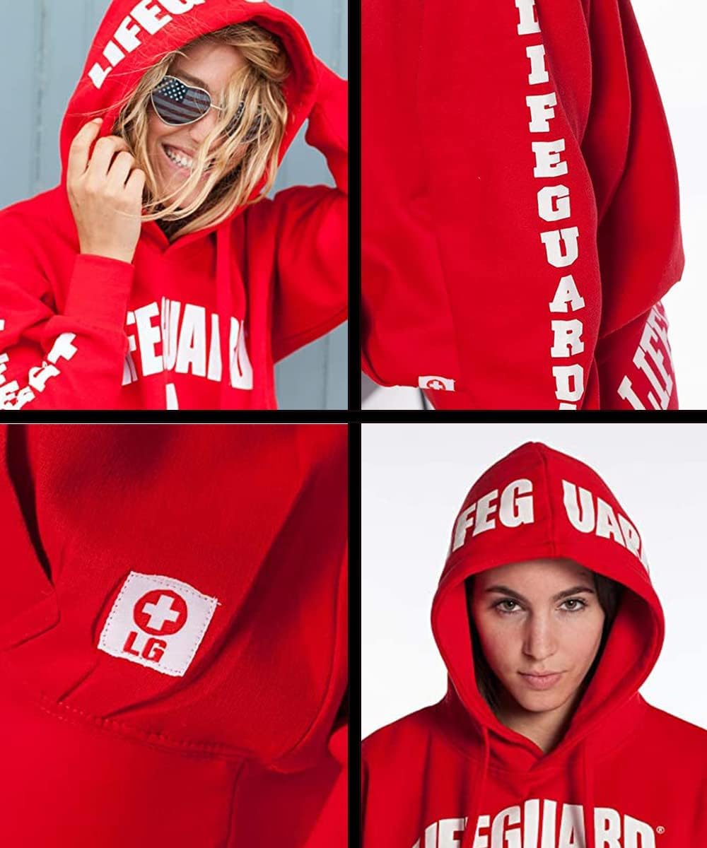 LIFEGUARD Women's Hoodie Sweatshirt Authentic - Image 5