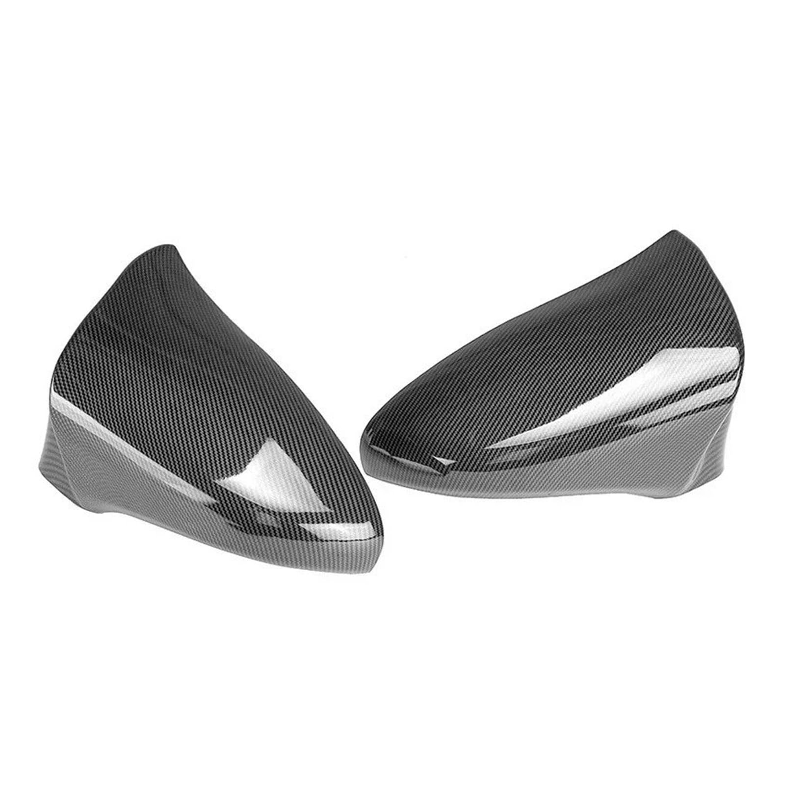 Rearview Mirror Cover Cap for is ES GS LS CT RC for F-Sport 2014-2020 LHD Rearview Side Mirror Cover Wing Cap Sticker Exterior Door Case Trim(Carbon Look)