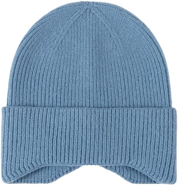 Warm Versatile Knitted Woolen Hat for Women's Winter Shopping Outdoors