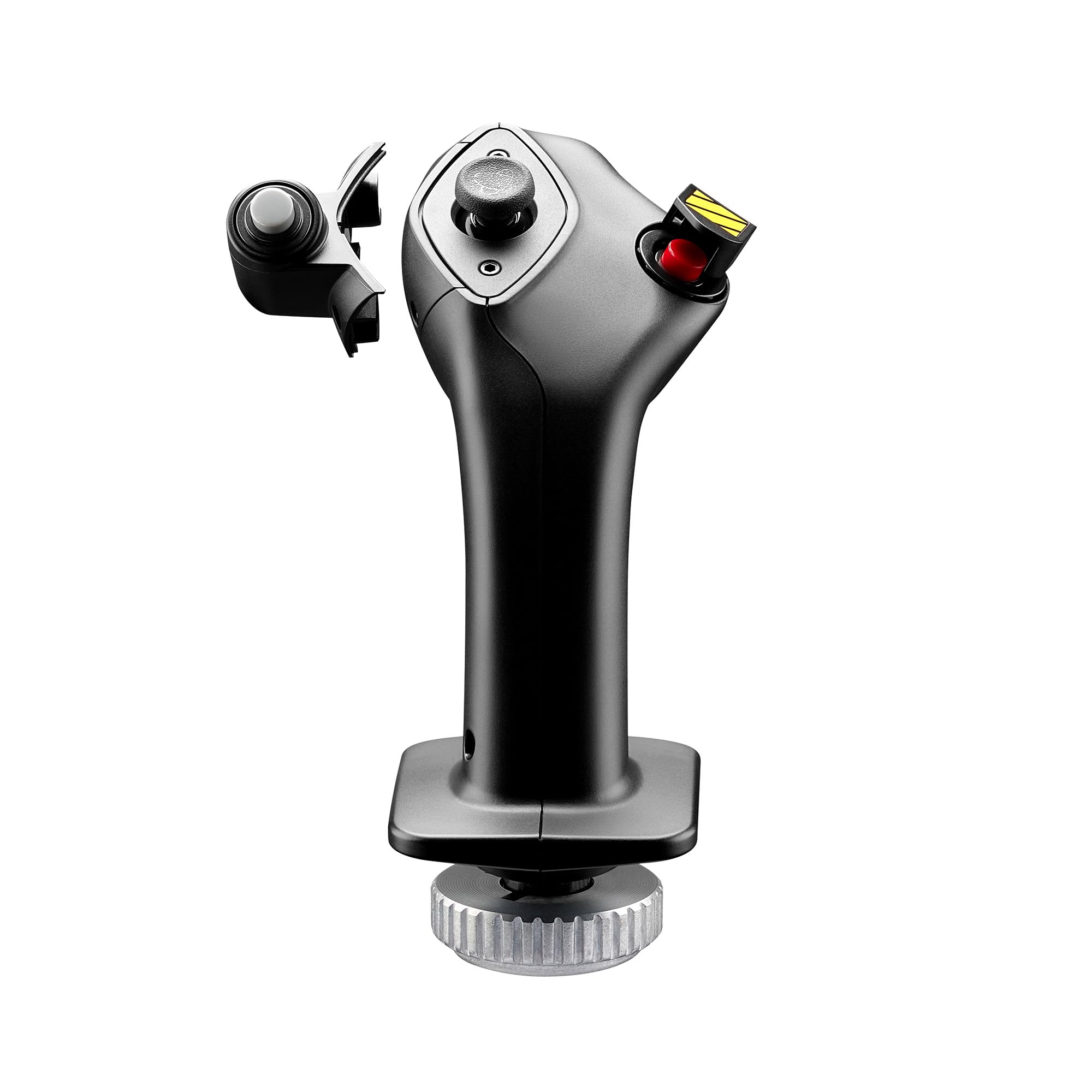 Thrustmaster Airbus Add-On Grip - Grip Oficial A300 y A400M | Réplica oficial 1:1, configuraciones A300/A400M, sensores H.E.A.R.T., 5 botones, gatillo dual y bloqueo de timón