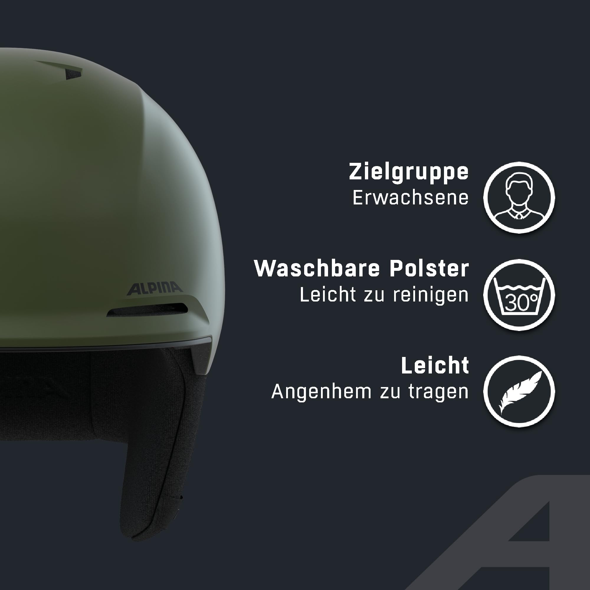 ALPINA BRIX - Sicherer, Perfekt Klimatisierter und Komfortabler Skihelm Mit waschbarem Innenfutter Für Erwachsene