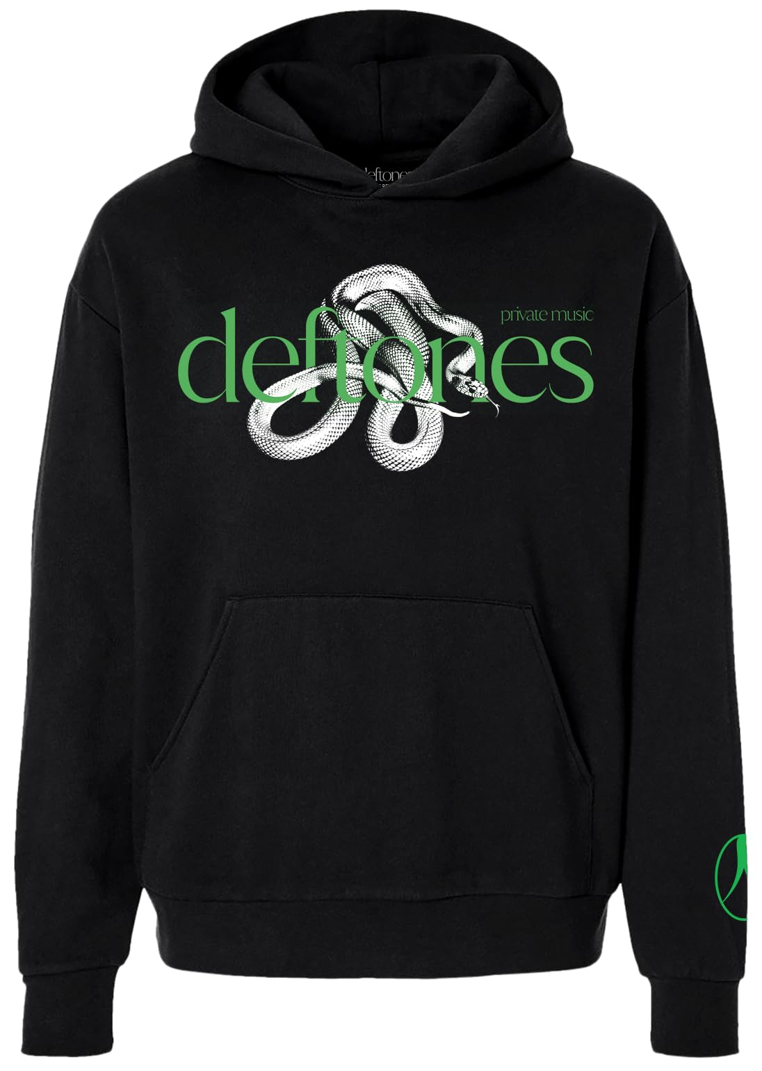 Deftones unisex-adult Deftones Private Music Hoodie, Black, M