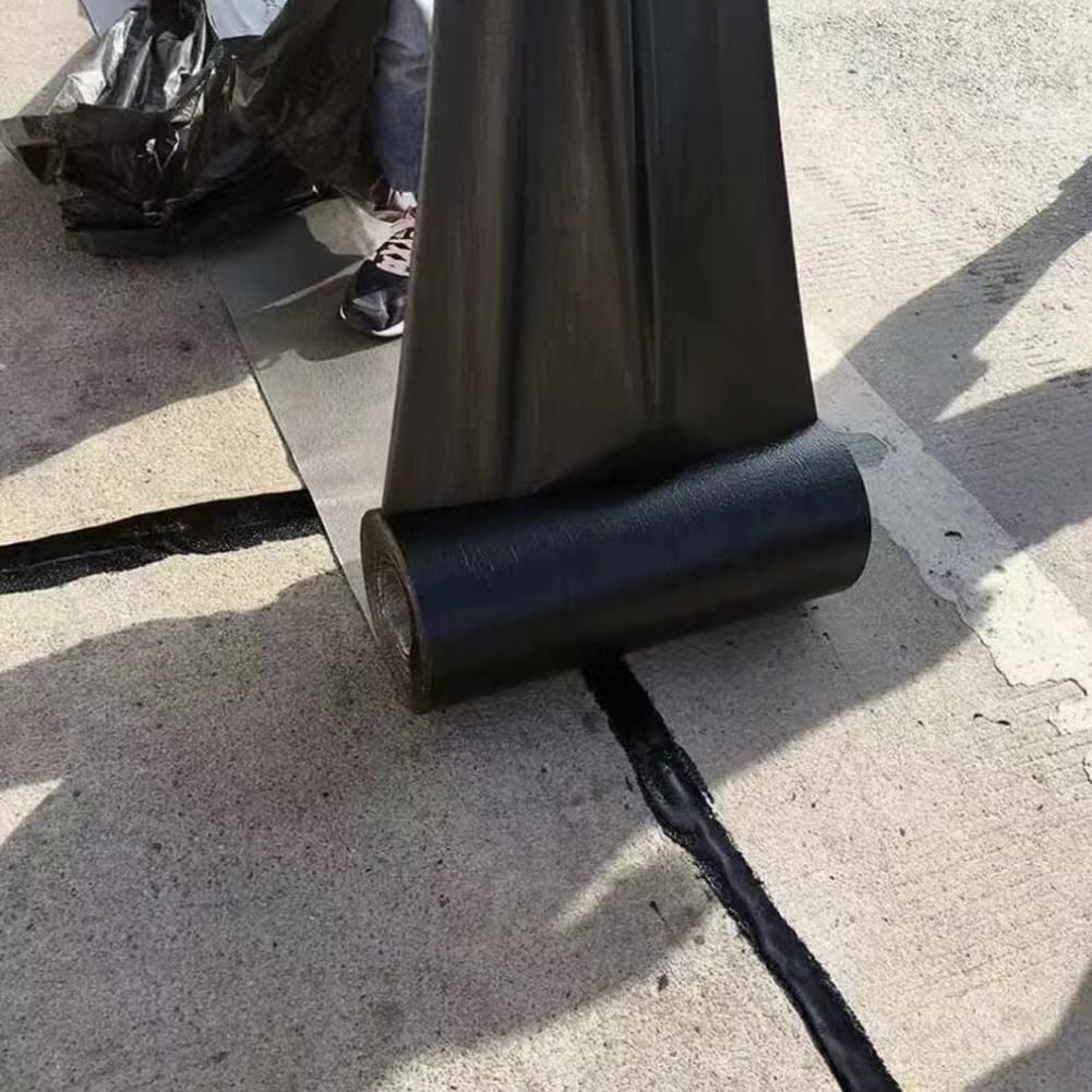 Giunto di asfalto Nastro di riparazione, Impermeabile E protezione UV Autoadesiva Sigillante per crepe Nastro riempitivo a caldo per parcheggio Strada di cemento Riempimento di crepe ( Color : Black ,