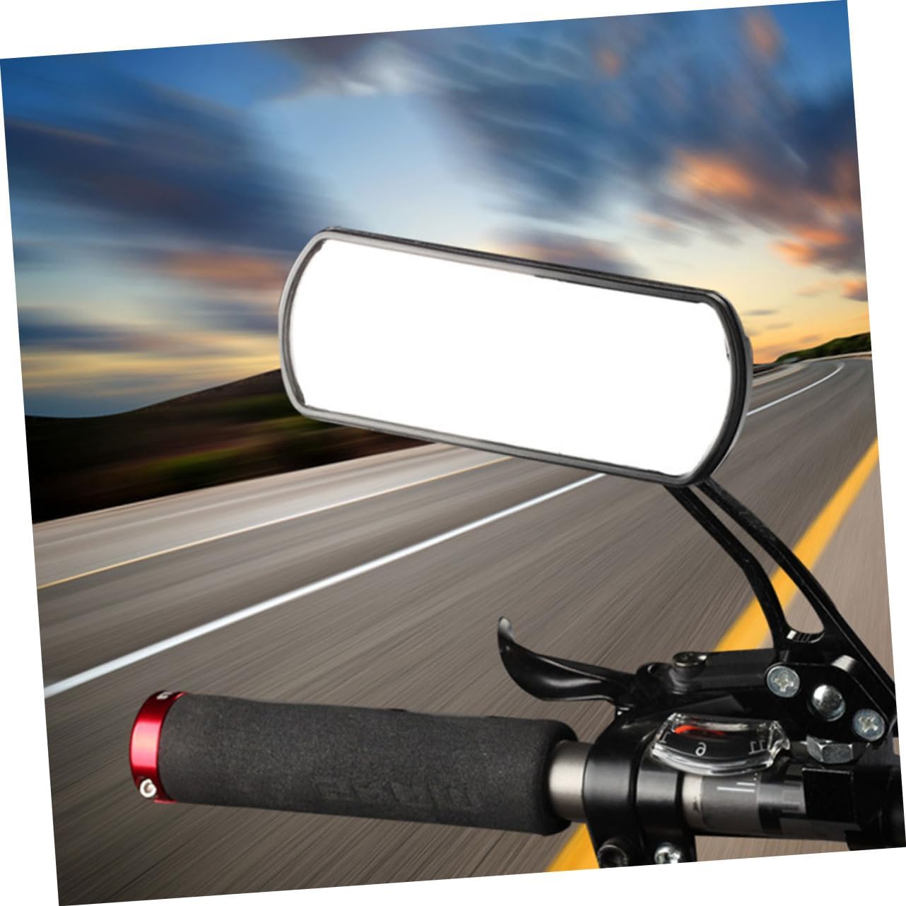 3pairs Texture Rear View Mirrors for Mountain and Road Rotating Bike Mirrors Scratch-resistant Lens Lightweight Design for Cycling