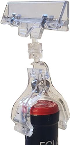 Miniatura 6 de THE GLOBAL DISPLAY SOLUTION POP - Clip giratorio para letrero de 3 18 pulgadas de ancho, clip de capacidad de agarre de 1 pulgada, paquete de 25