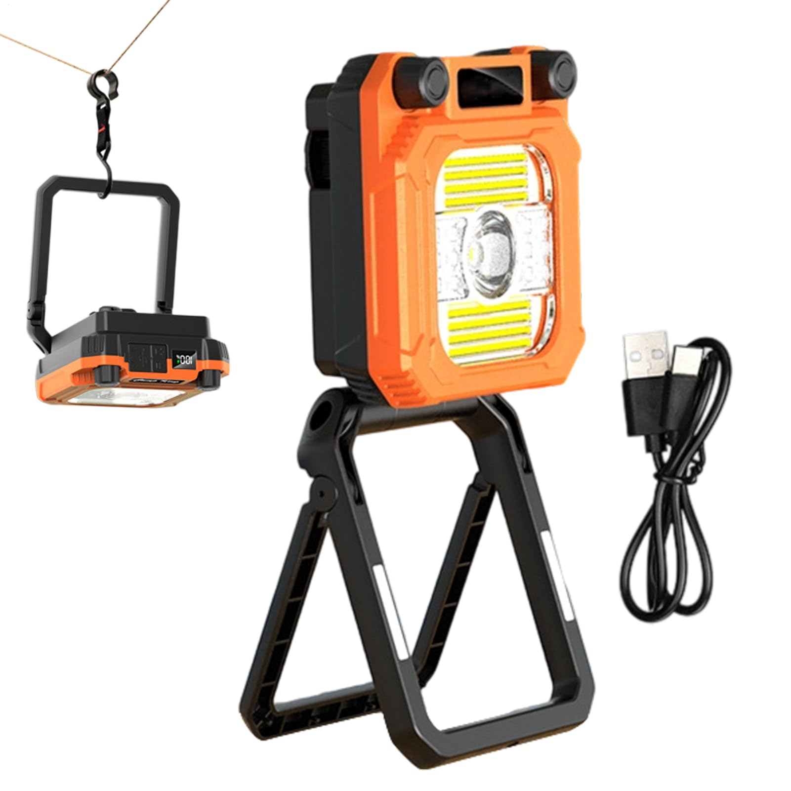 Luces De Camping Linterna Recargable Portátil Plegable Luz Lámpara | Luces Portátiles Para Aire Libre Farol Exterior Patio Tienda Porche Interior Jardín Terreno Exterior Patio Tienda Porche