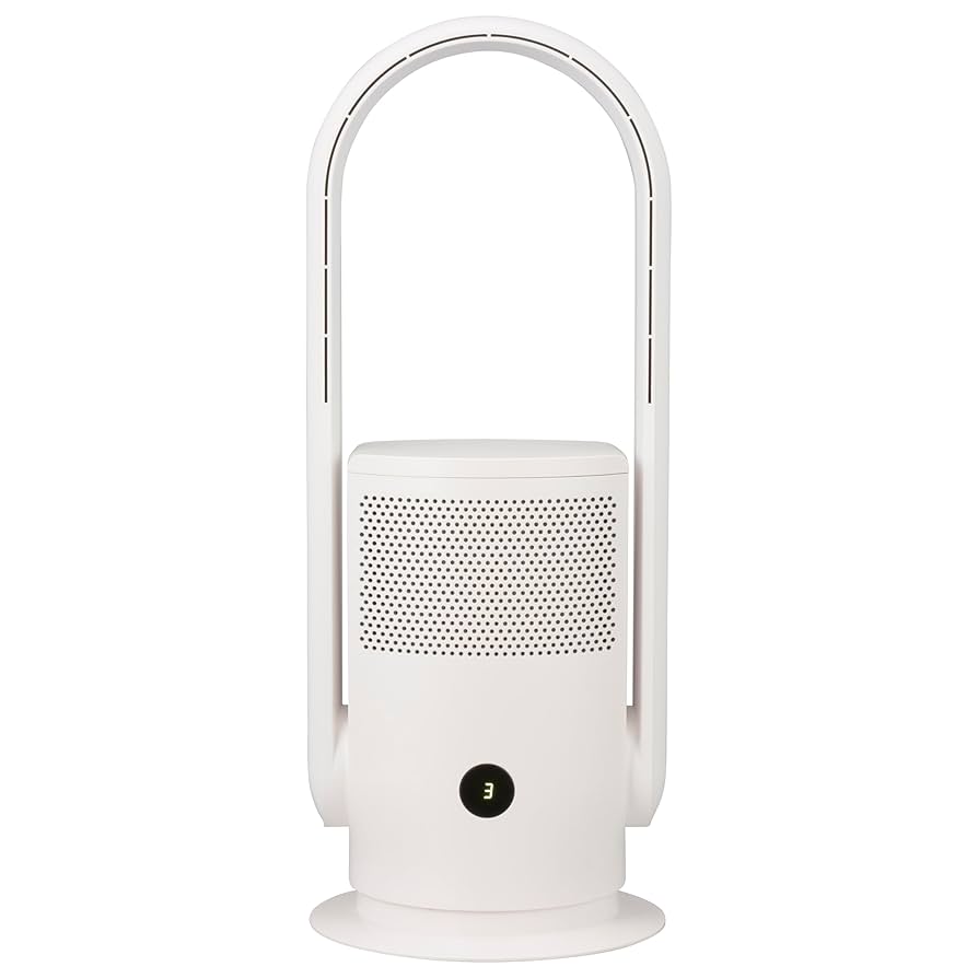 【ほぼ新品】ブレードレス扇風機(加湿&amp;空気清浄機能付き) ほぼ新品】ブレードレス扇風機(加湿&空気清浄機能付き)