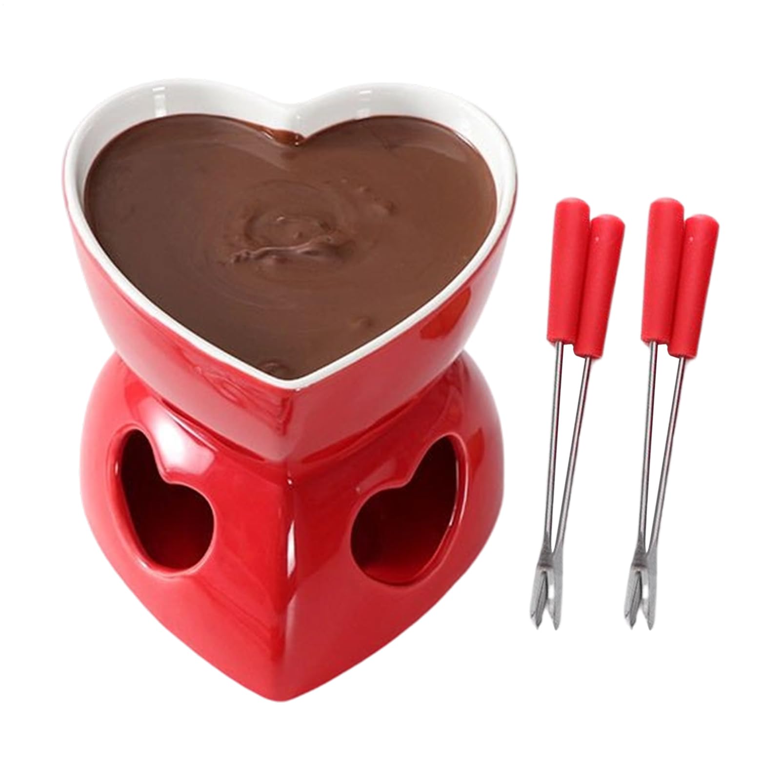 Mini cocotte à fondue chocolat et fromage pour un cadeau de Noël unique