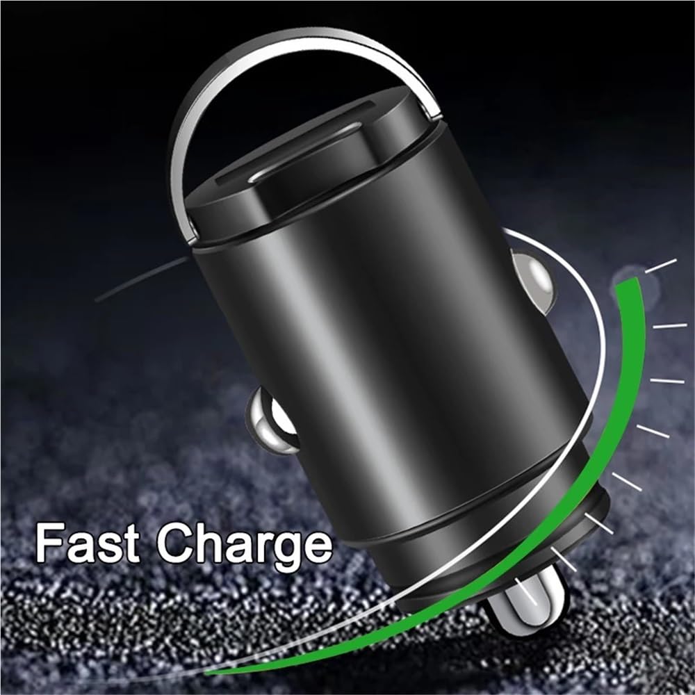 ładowarka samochodowa, Mini ładowarka 200 W do telefonu komórkowego PD USB typu C, pasująca Xiaomi, Samsunga i Huawei