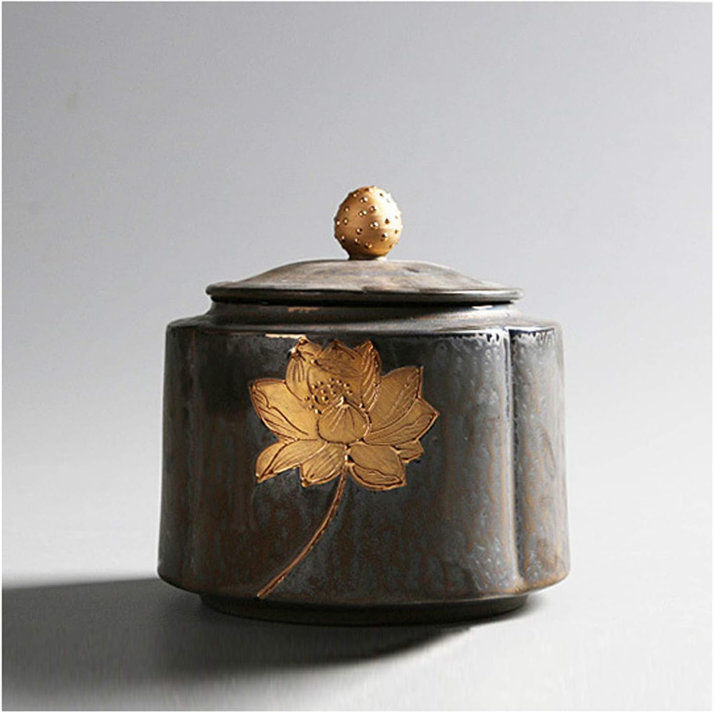 Urne Cinerarie in Ceramica Realizzate A Mano, Urna Commemorativa Sigillata di Medie Dimensioni per Adulti, Urna A Bara per Ceneri di Animali Domestici, Ricordo Funebre. C2