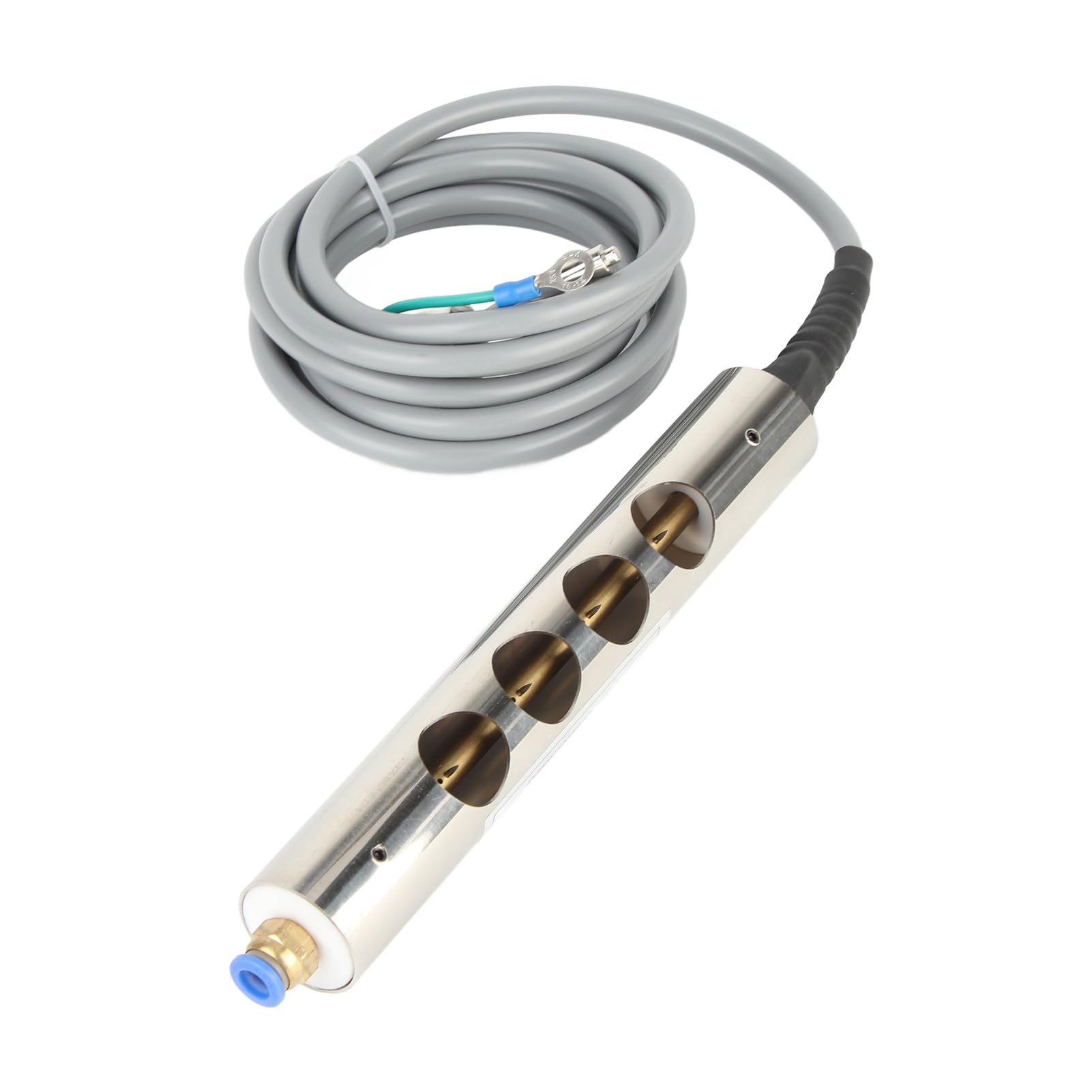 Varilla ionizante estática para eliminación eficaz de cargas electrostáticas, potencia de salida de 5,6 kV, longitud de 200 mm (7,9 pulgadas), ideal para entornos industriales y de fabricación