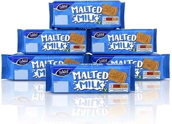 Bizzal BELMONT Malted Milk Biscuits, Vegetarian, 200g, Pack of 6