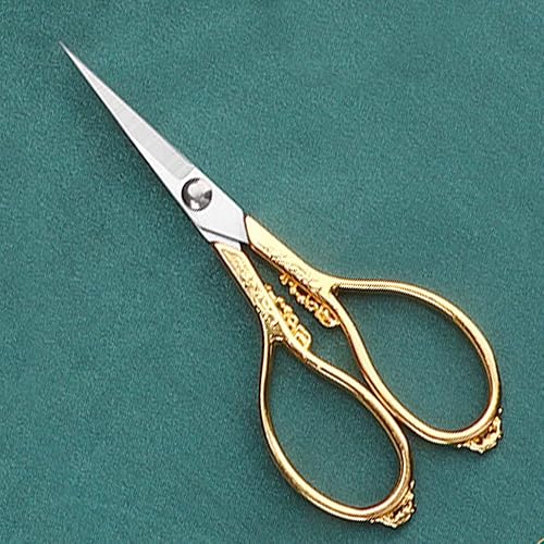 Miniatura 3 de Tijeras pequeñas de bordado de 4.4 pulgadas, puntas resistentes y afiladas de acero inoxidable, tijeras de costura, tijeras para manualidades,