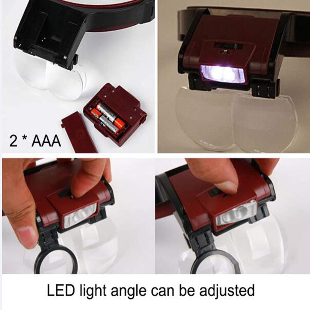5X 127mm LED-Leuchtlupe mit Metallschlauch, Schreibtisch- und Leselampe mit Klemme – EIN interessantes und modisches Accessoire fürs Leben.