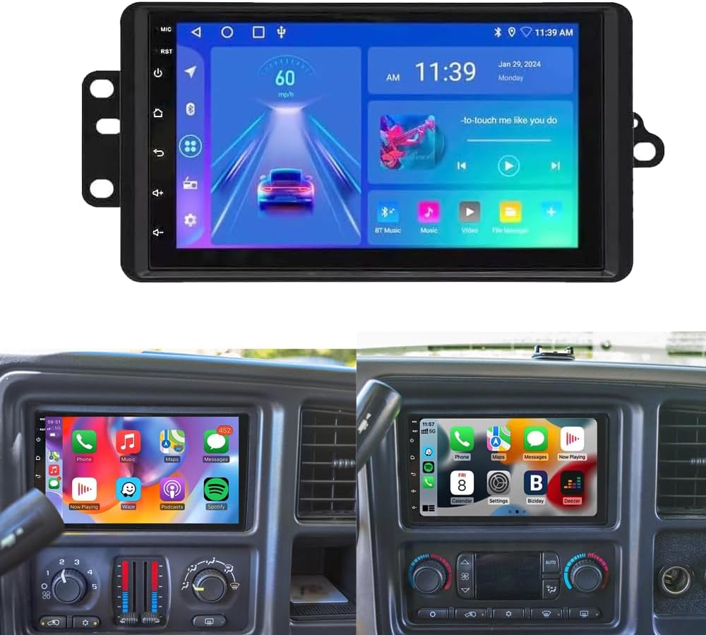 7'' Android 13 Car Stereo for Chevy/GMC 2003-2007