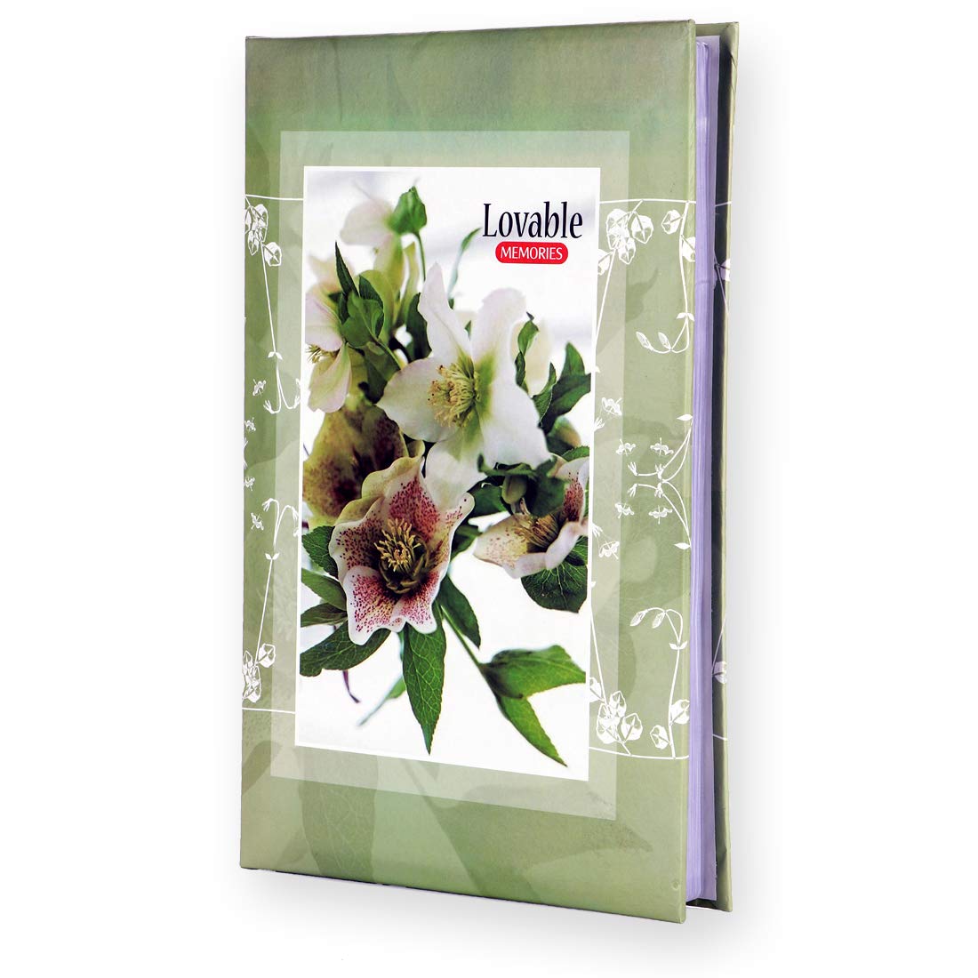 Sehaz Artworks Album For Photo Collection | Photo Album Book | Photo Album 4x6 Holds 204 | Polaroid Photo Albums | Green Lovable Memories-image-0