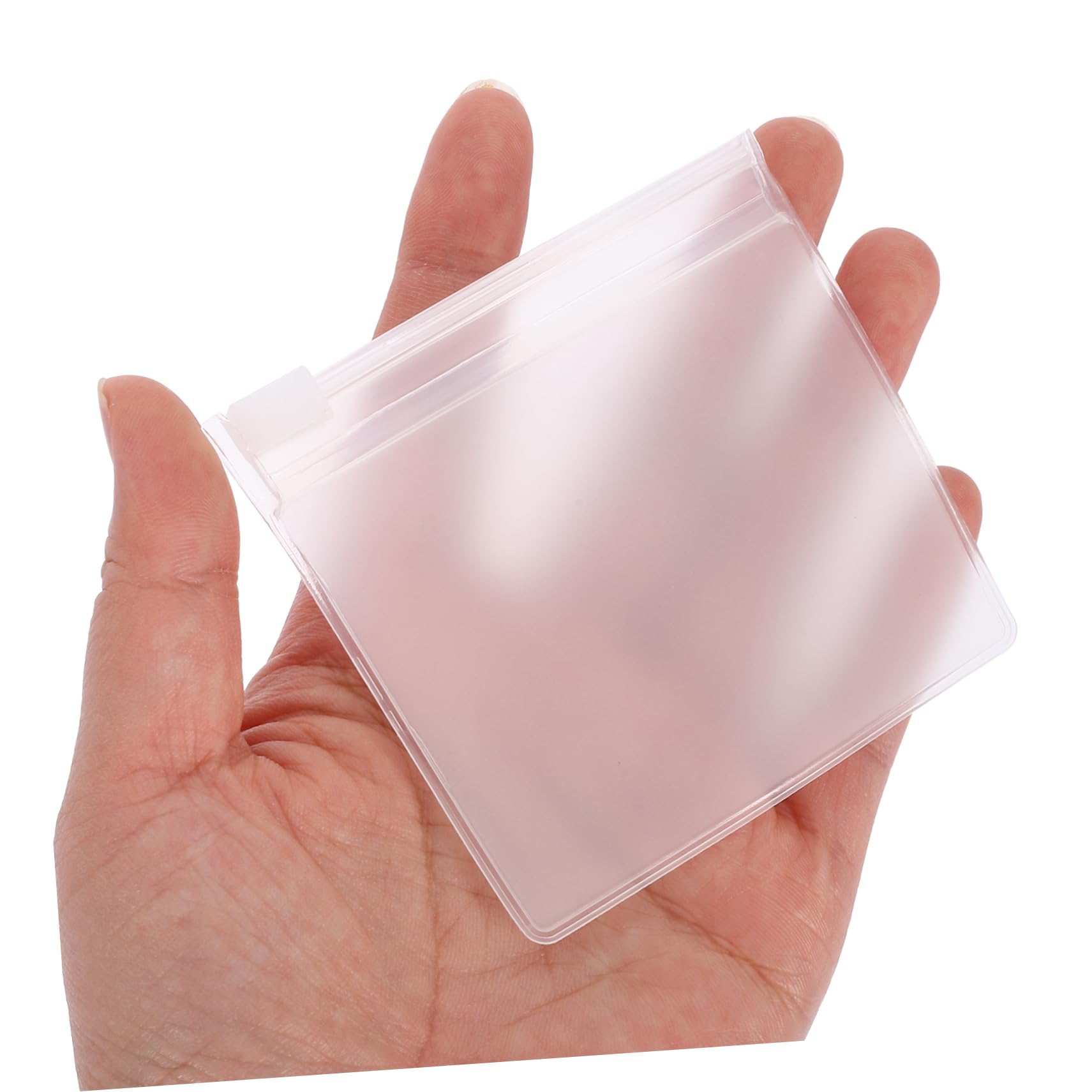 Set da 12 Sacchetti per Medicinali in Eva Opaco Cerniera, Organizer Compatto e Riutilizzabile per Viaggio e Conservazione di Farmaci e Gioielli, Facile Accesso 8x8cm