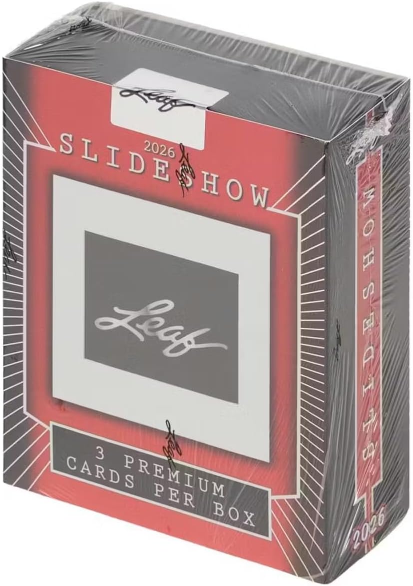 Leaf 2026 Slideshow Hobby Trading Card Box (3 Premium Original Slides Per Box)