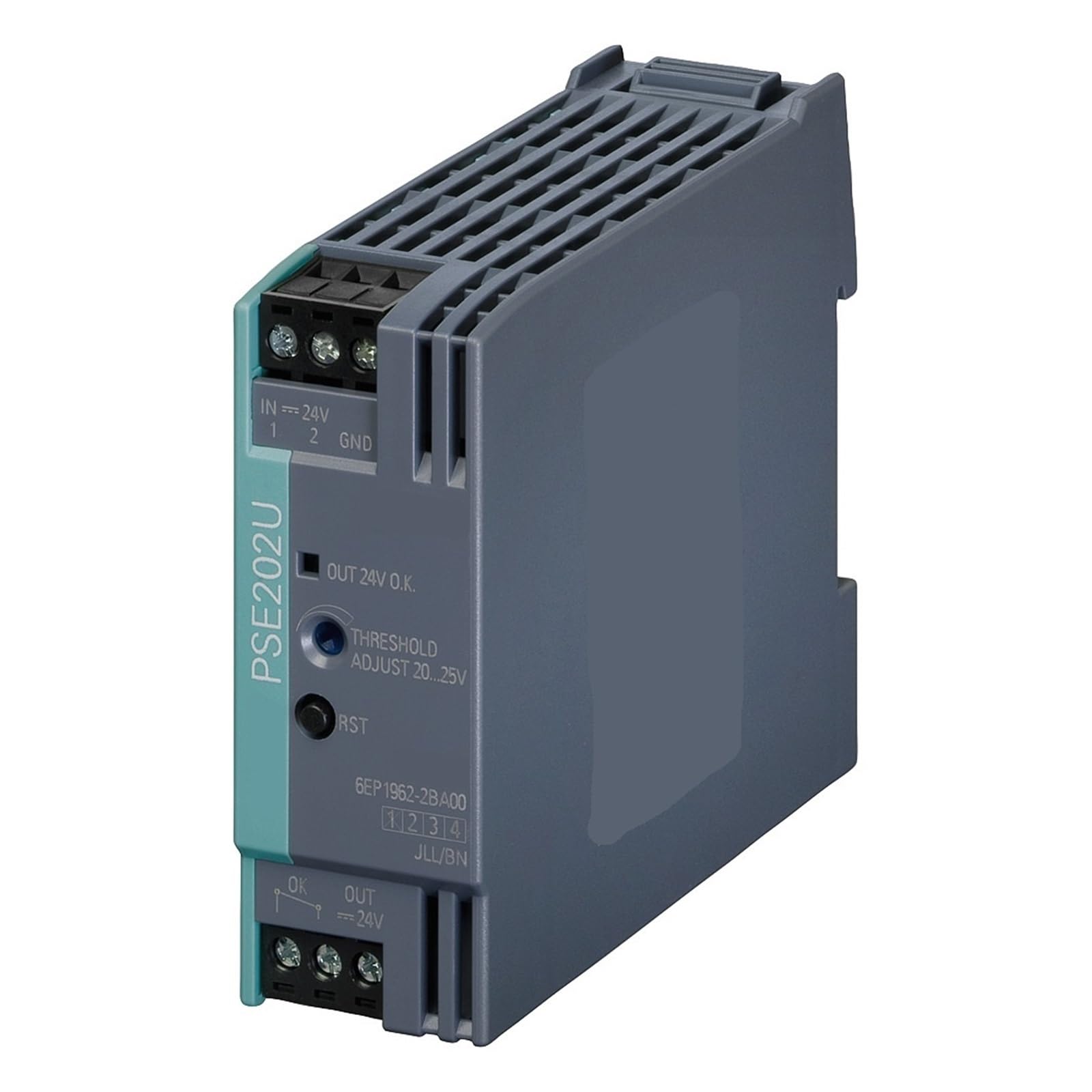 DEBLAN Módulo de redundancia de Fuente de alimentación PSE202U, 24 V CC, Potencia de Salida Limitada a 100 VA 6EP1962-2BA00
