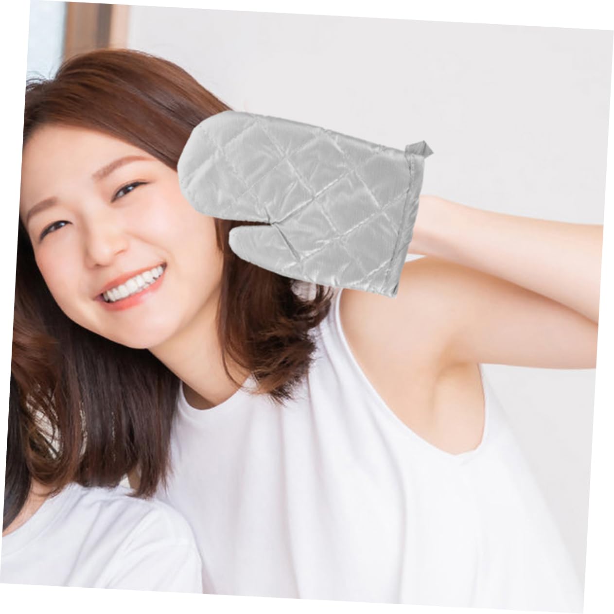 Cabilock 1 Pair Thickened Heat Resistant Oven Gloves Baking Mittens for Cooking Microwaving and Grilling Lightweight Kitchen Accessory Cooking Enthusiasts