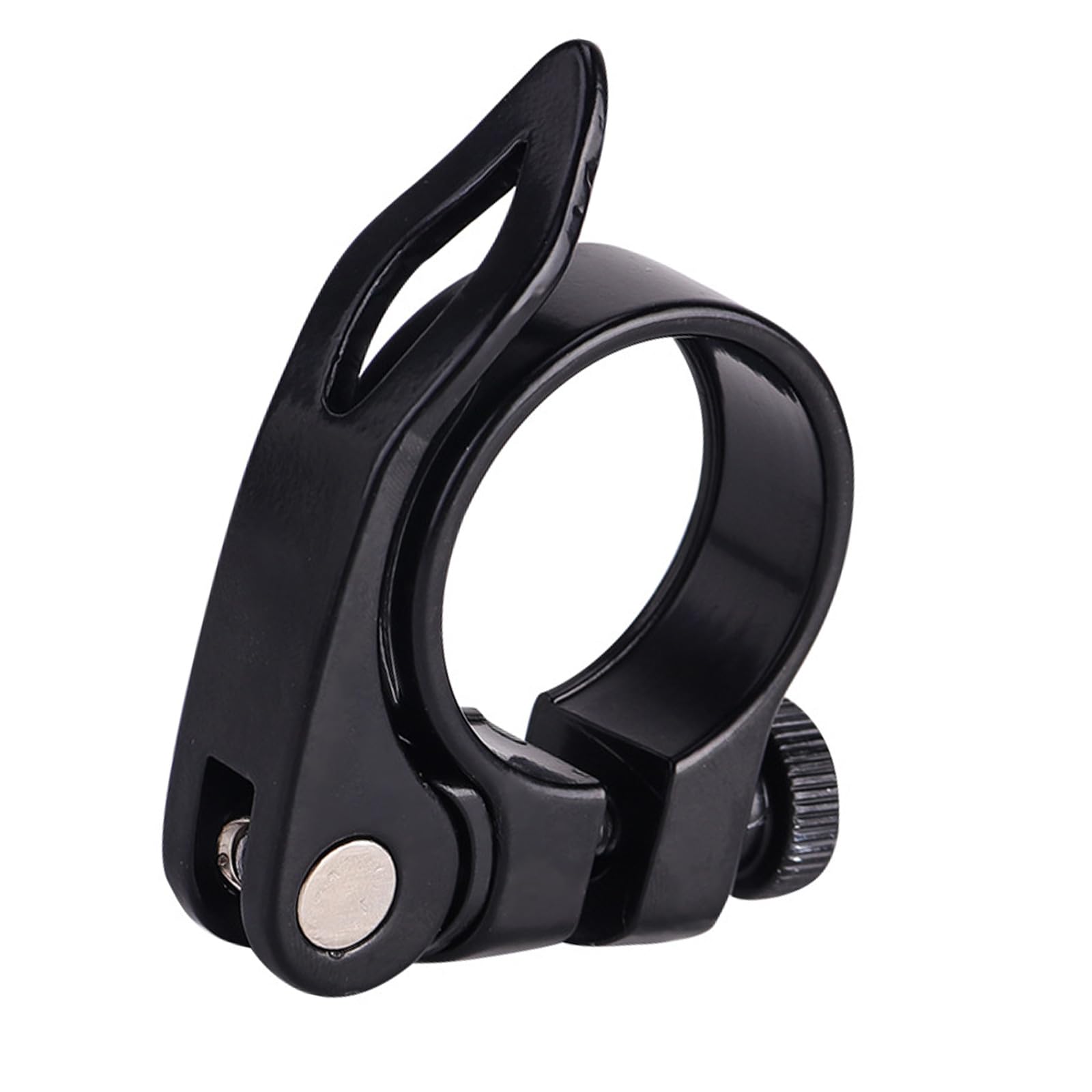 Aluminum Alloys 34.9mm Seat Tube Clamp Replacement Bicycles Seatpost Clamp Quickly Release Seatpost Collar Enduring Road Bike Seat Tube Clip Bike Saddles Clamps