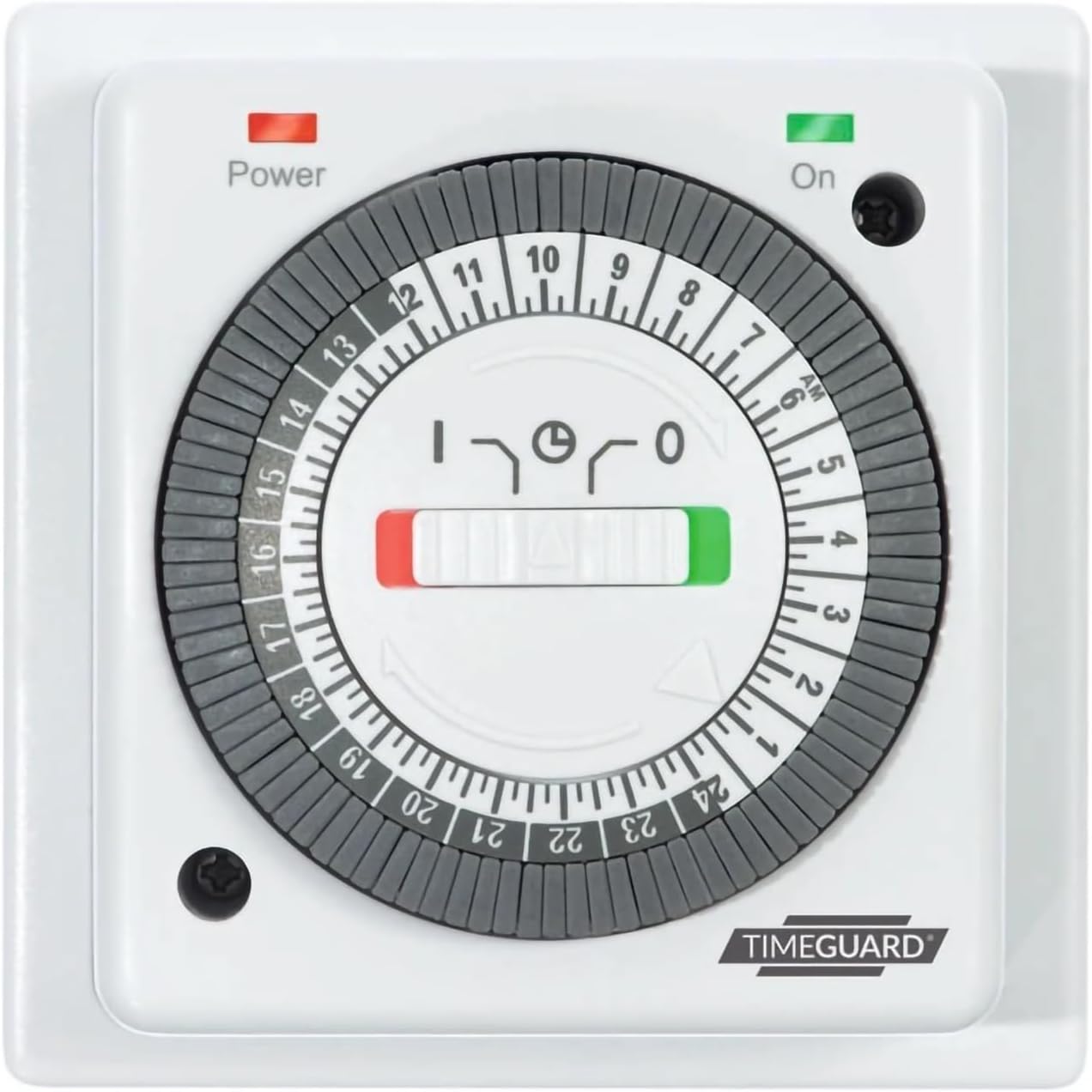 – Timeguard NTT01 24 Hour Mechanical Immersion Timer with Override, 16A, White
