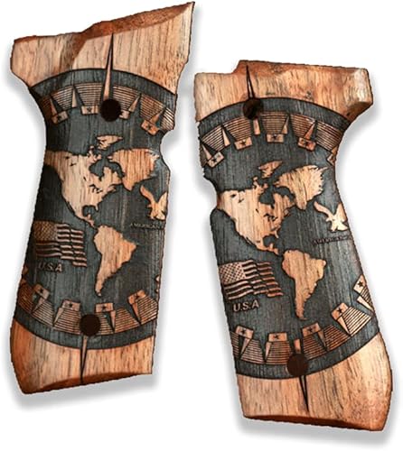 Marca KSD Beretta 92FS, 92A1, 92G, 92D, 96, M9 compatible con agarre de nogal