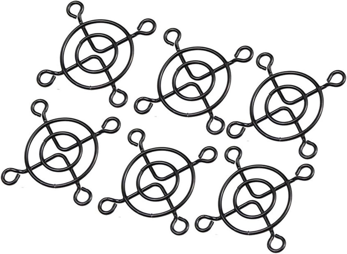 500 Pieces 40mm Black Fan Grills Metal Fan Guard Protective Grill for 4cm 40mm Cooling Cooler Fan