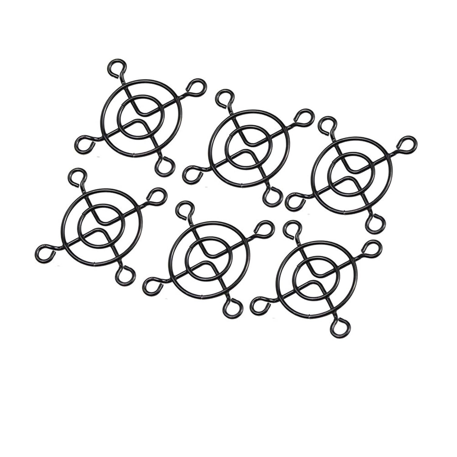 500 Pieces 40mm Black Fan Grills Metal Fan Guard Protective Grill for 4cm 40mm Cooling Cooler Fan