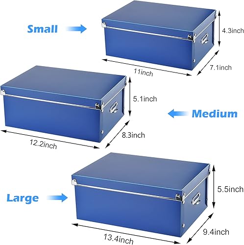 Miniatura 49 de SEEKIND Caja de almacenamiento con tapas y asas decorativas, 3 en 1, a prueba de humedad, plegable para ahorrar espacio, para ropa, cosméticos