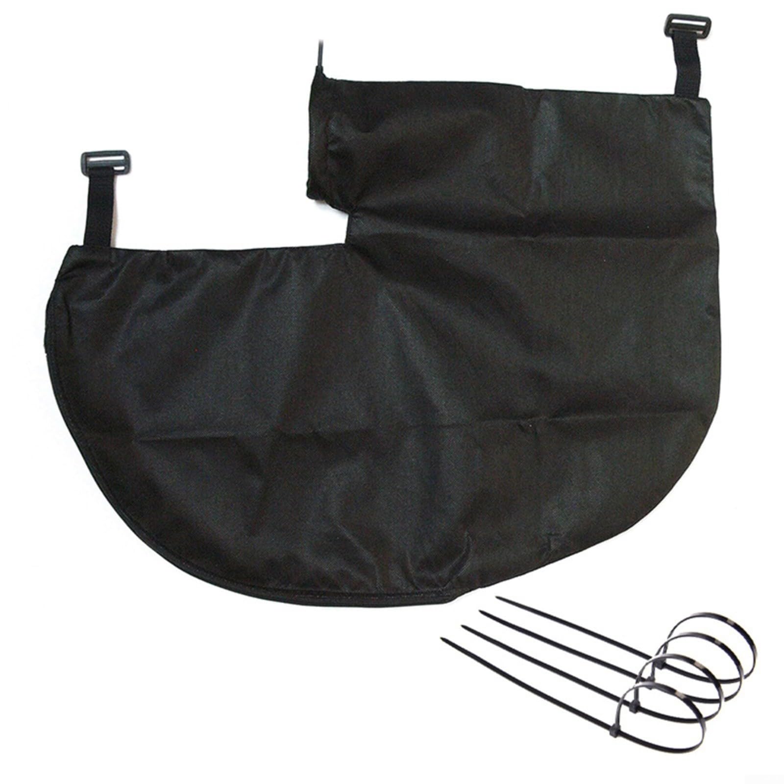 Bolsa de repuesto para aspiradora compatible con Ein-hell GE-CL 36 Li E-Solo y para Gardenic Hof 3000 W, tejido no tejido resistente con cremallera y anillo de fijación de 30 cm, diseño de conexión