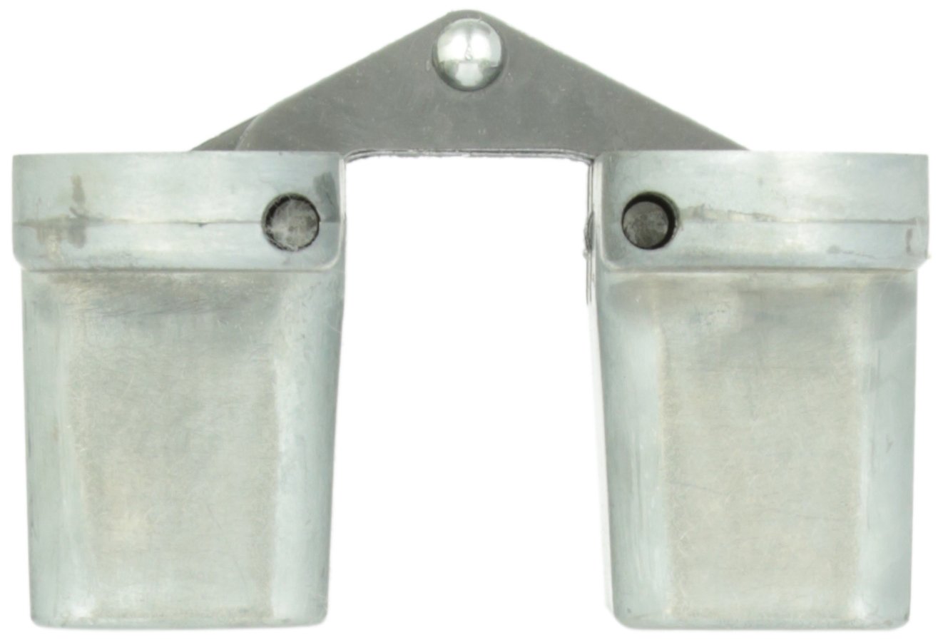 SOSS Invisible Hinge Model 218 for 1-3/4" Thick Material, 20 Minute Fire Rated, Zinc, Unplated Exterior Finish, Model Number 218UNP, #10 x 1.5 inches